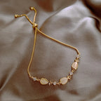 Luxury Crystal Butterfly & Flower Charm Bracelet
