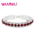 Sparkling AAA Cubic Zirconia Link Bracelet