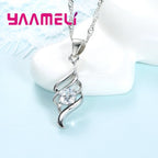 925 Sterling Silver Cubic Zirconia Jewelry Set for Women