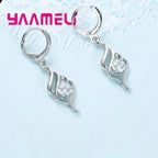 925 Sterling Silver Cubic Zirconia Jewelry Set for Women