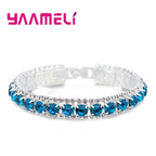 Sparkling AAA Cubic Zirconia Link Bracelet