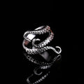 Adjustable Gothic Octopus Tentacle Ring