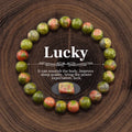 8mm Natural Stone Crystal Energy Beaded Bracelet