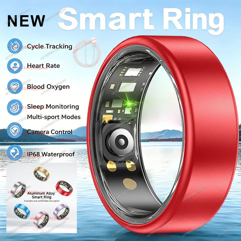 Titanium Smart Ring | Fitness, Sleep & Health Tracker Waterproof