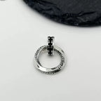 Vintage 925 Sterling Silver Clavicle Chain Necklace