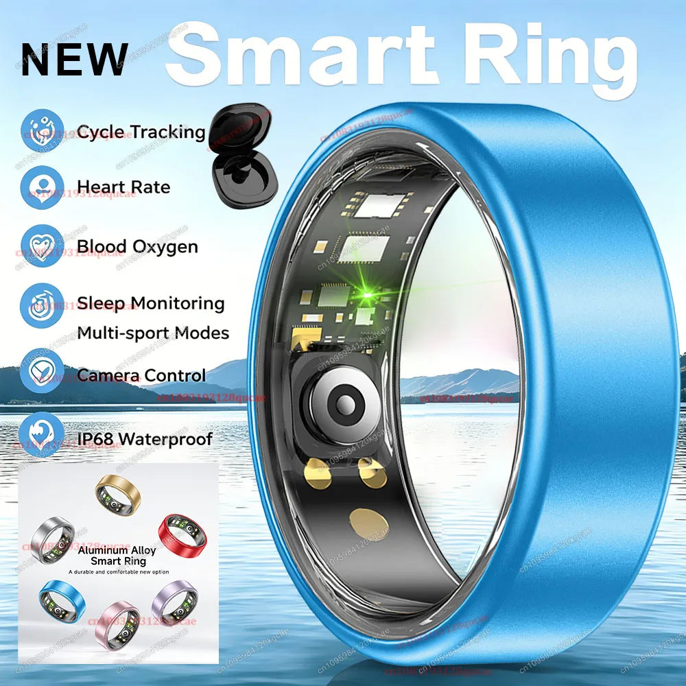 Titanium Smart Ring | Fitness, Sleep & Health Tracker Waterproof