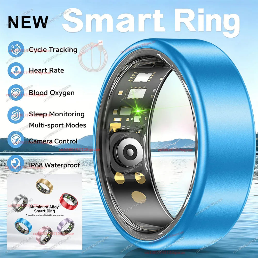 Titanium Smart Ring | Fitness, Sleep & Health Tracker Waterproof