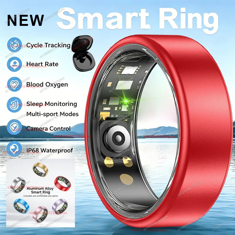Titanium Smart Ring | Fitness, Sleep & Health Tracker Waterproof