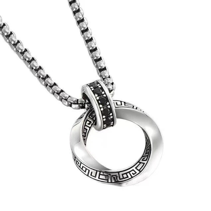 Vintage 925 Sterling Silver Clavicle Chain Necklace