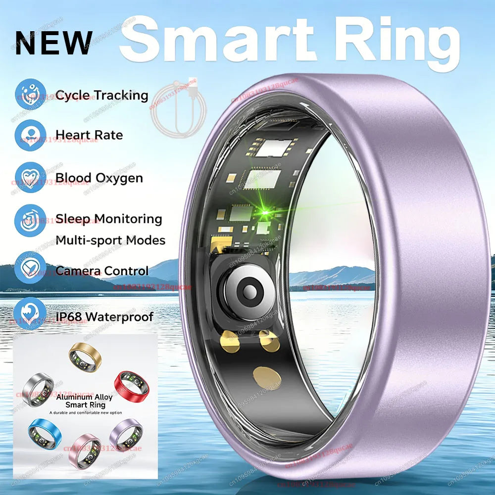 Titanium Smart Ring | Fitness, Sleep & Health Tracker Waterproof