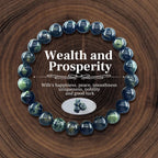 8mm Natural Stone Crystal Energy Beaded Bracelet
