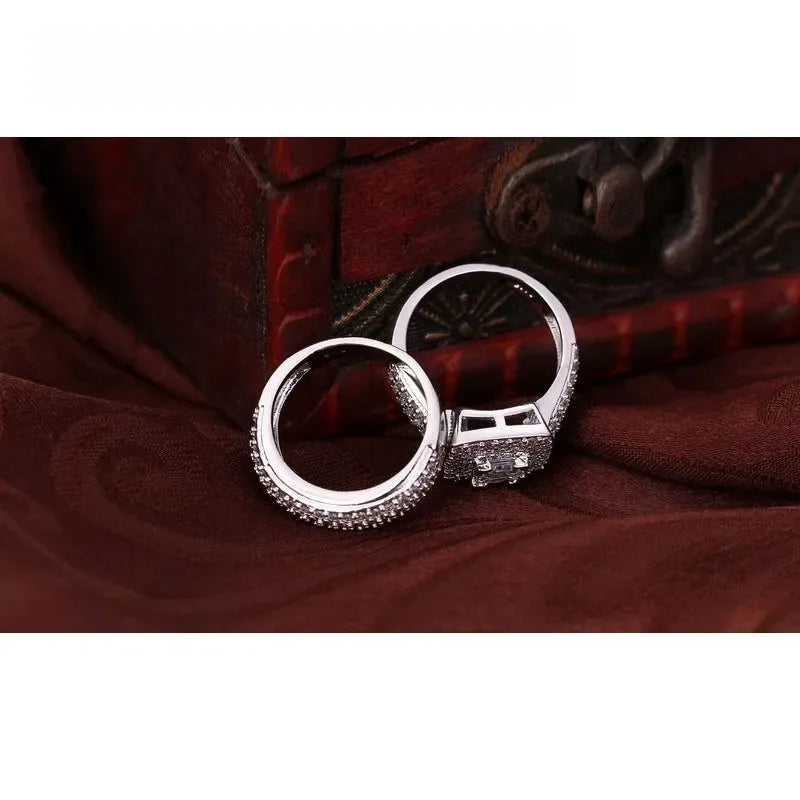 925 Sterling Silver Bezel Set Cubic Zirconia Ring
