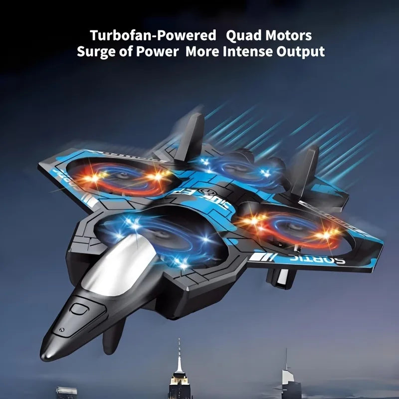 Remote Control LED RC Fighter Jet for Kids | 2.4GHz Remote Control Airplane