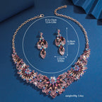 Premium Geometric Statement Necklace & Earrings Set