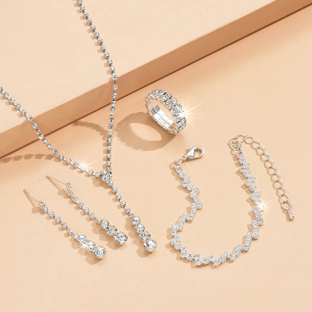 Elegant 5-Piece Minimalist Claw Chain Jewelry Set