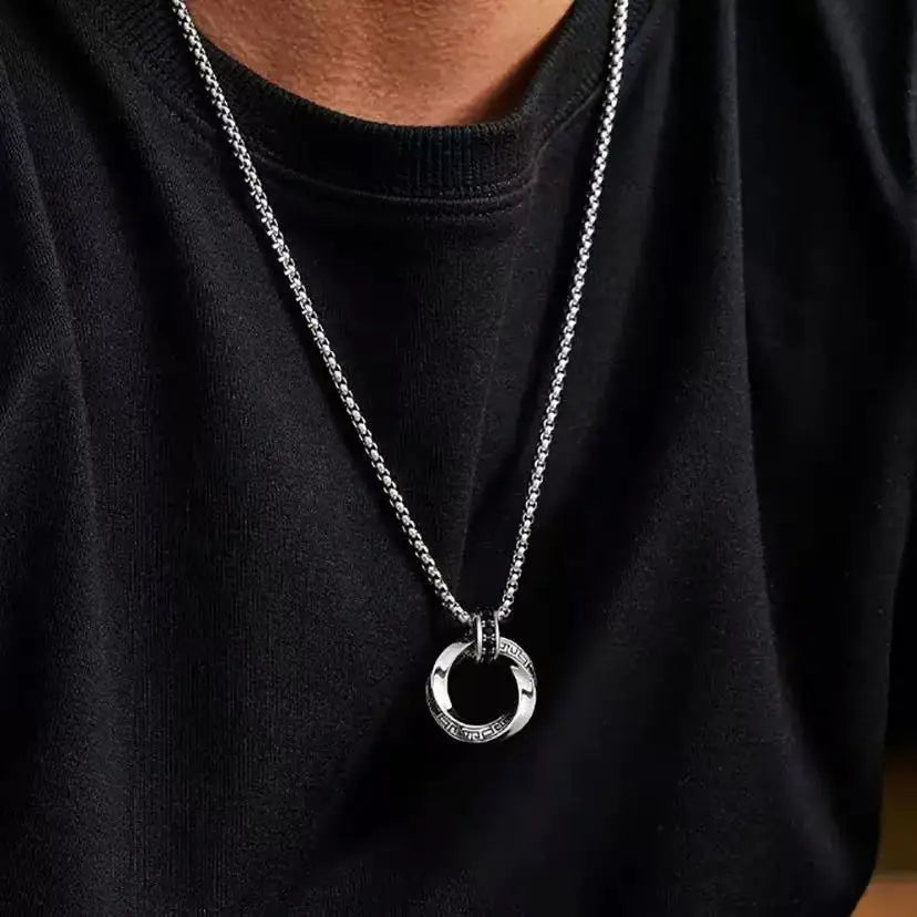 Vintage 925 Sterling Silver Clavicle Chain Necklace