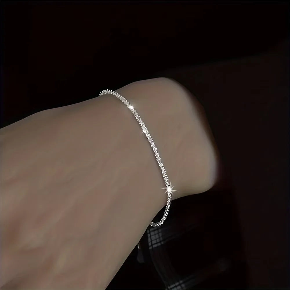 Minimalist Silver Starry Sky Jewelry Set for Women