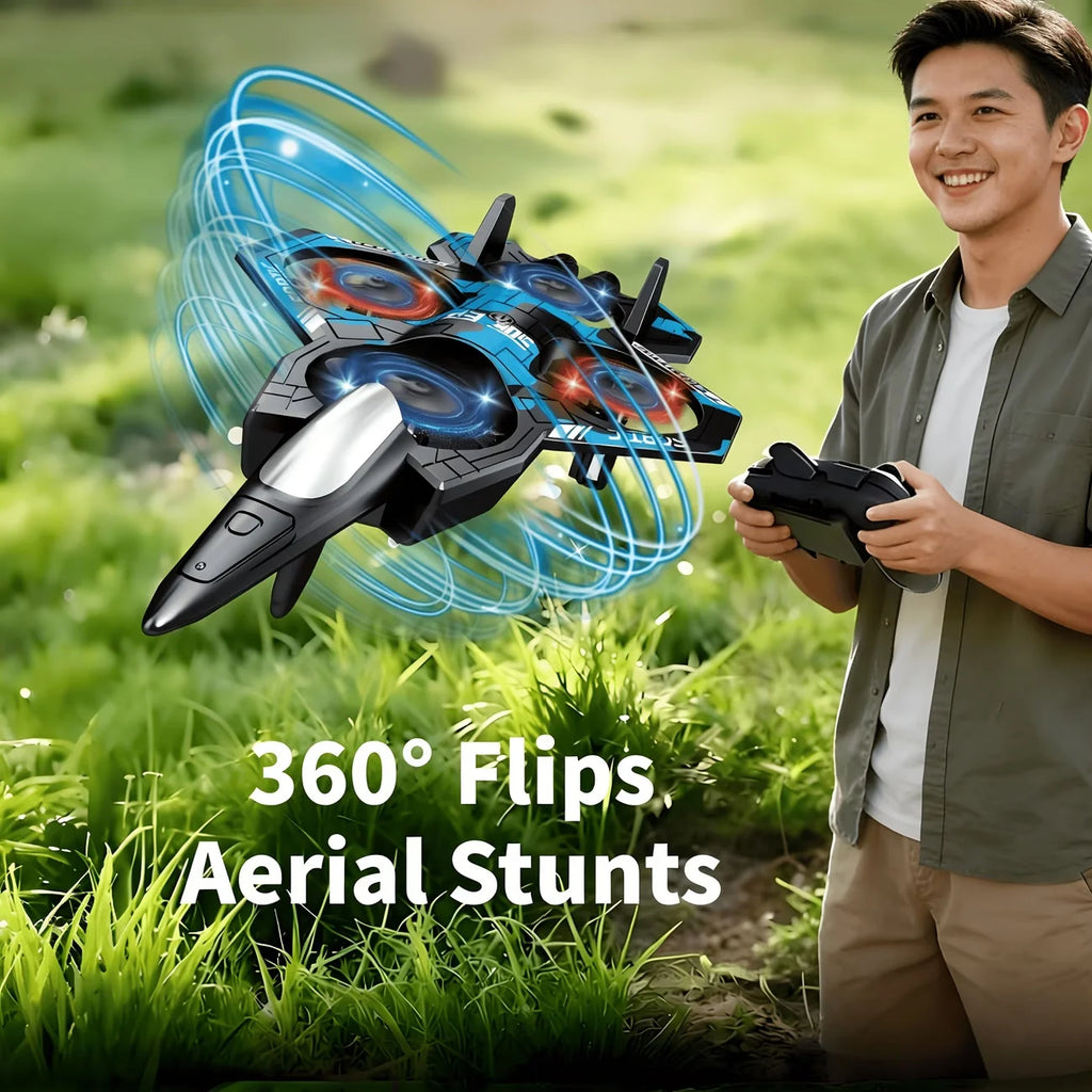 Remote Control LED RC Fighter Jet for Kids | 2.4GHz Remote Control Airplane