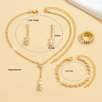 Elegant 5-Piece Minimalist Claw Chain Jewelry Set