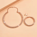 Elegant 4-Piece Minimalist Jewelry Set for Women