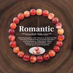 8mm Natural Stone Crystal Energy Beaded Bracelet