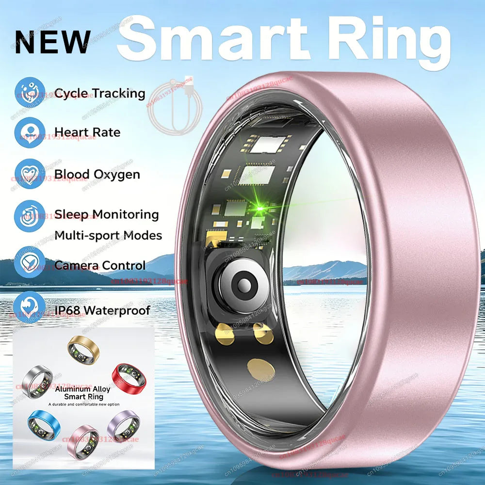 Titanium Smart Ring | Fitness, Sleep & Health Tracker Waterproof