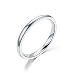 Ultra-Thin 2mm Rose Gold Stainless Steel Stacking Ring
