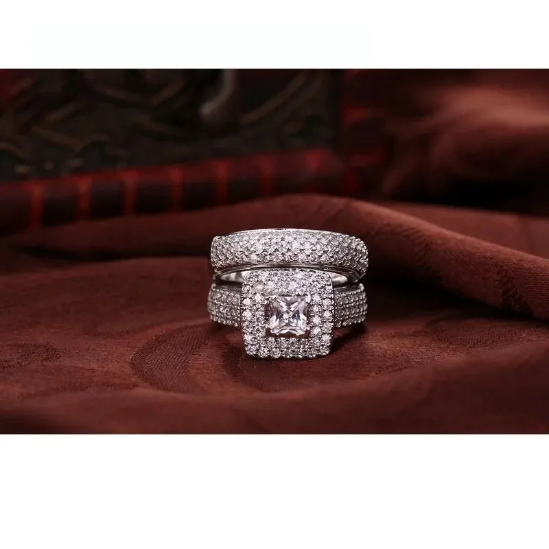 925 Sterling Silver Bezel Set Cubic Zirconia Ring
