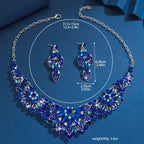 Premium Geometric Statement Necklace & Earrings Set