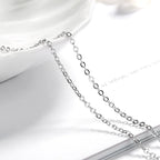Classic 2ct Moissanite Silver Pendant Necklace