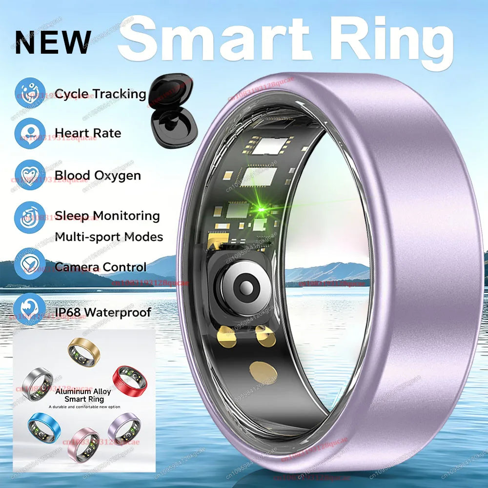 Titanium Smart Ring | Fitness, Sleep & Health Tracker Waterproof