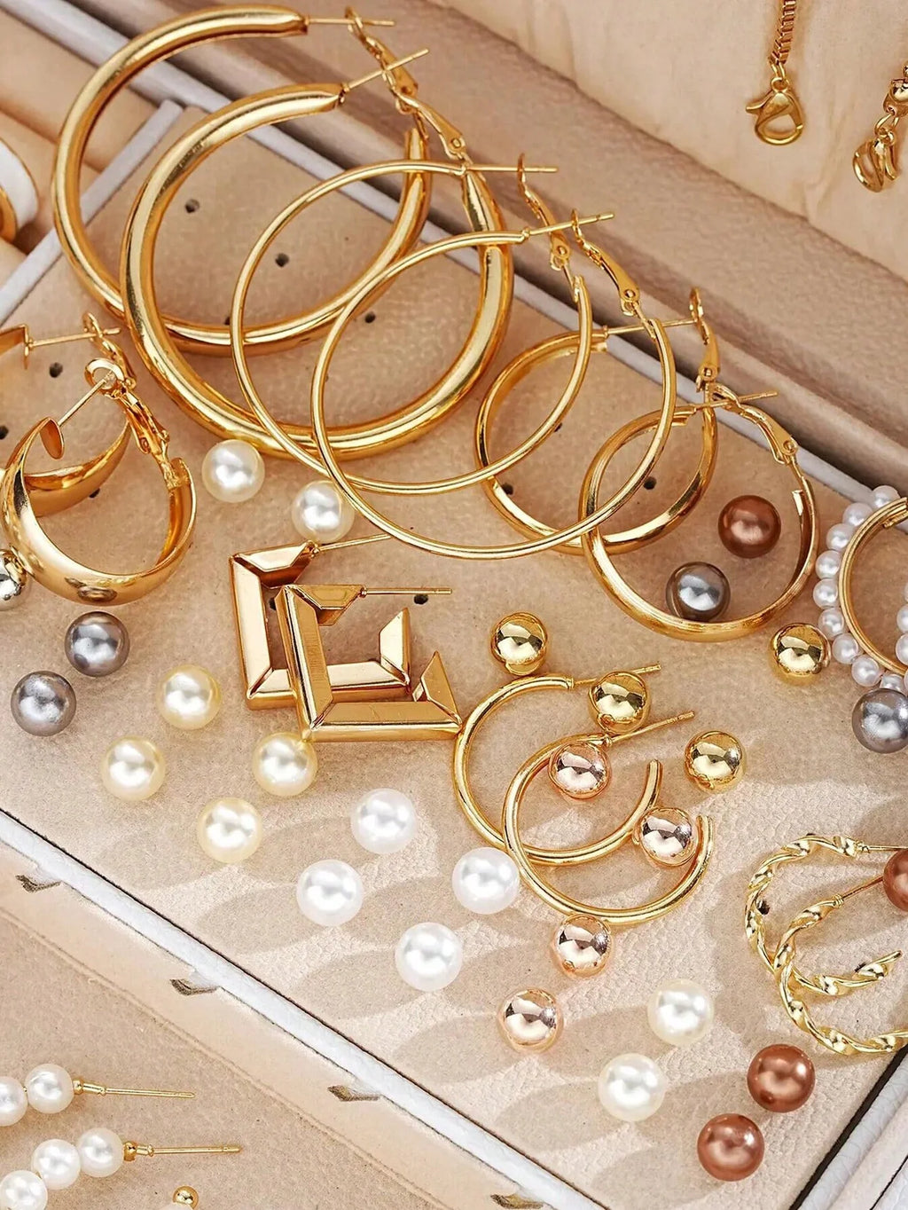 Ultimate 86-Piece Bohemian Pearl Jewelry Set