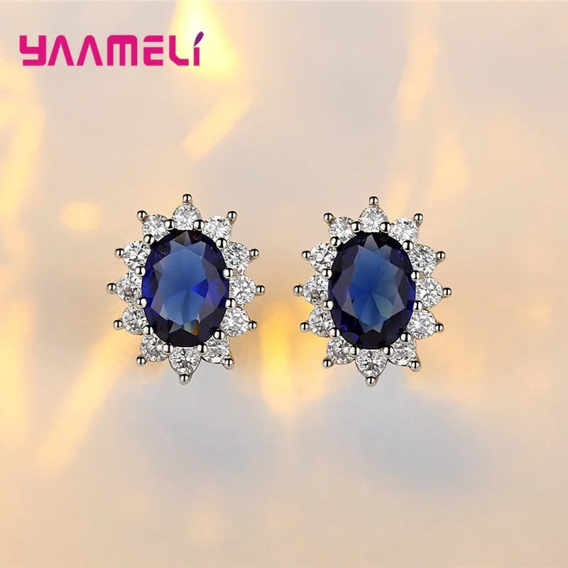 Premium 3-Piece Silver Cubic Zirconia Jewelry Set
