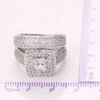 925 Sterling Silver Bezel Set Cubic Zirconia Ring
