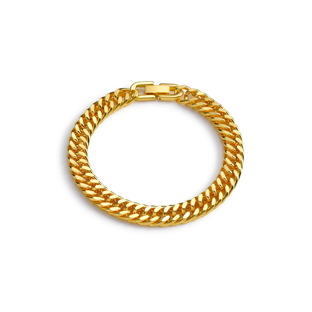 Classic Stainless Steel Cuban Link Bracelet for Men & Women