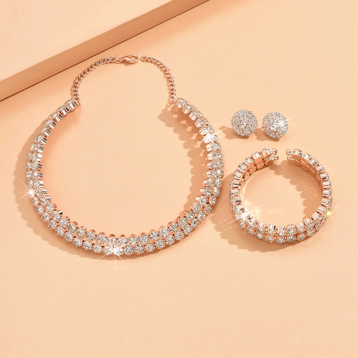 Elegant 4-Piece Minimalist Jewelry Set for Women