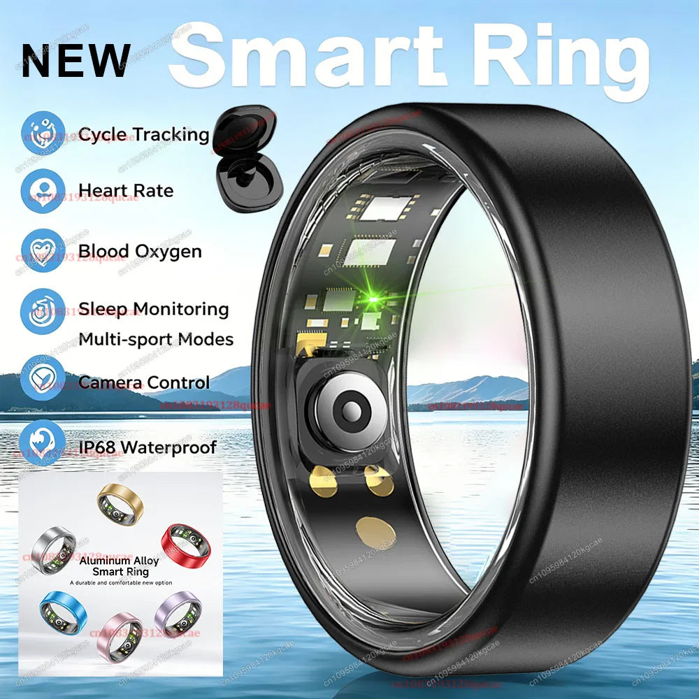 Titanium Smart Ring | Fitness, Sleep & Health Tracker Waterproof