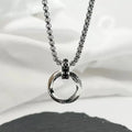 Vintage 925 Sterling Silver Clavicle Chain Necklace