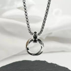 Vintage 925 Sterling Silver Clavicle Chain Necklace