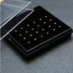 24-Piece Surgical Steel Crystal Nose Studs Set