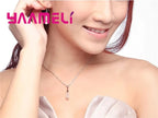 Sterling Silver Water Drop Opal Necklace & Earring Set