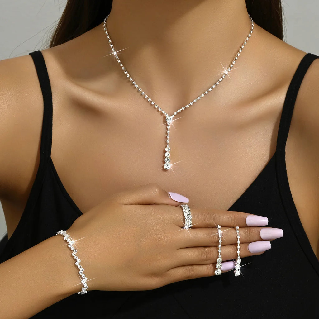 Elegant 5-Piece Minimalist Claw Chain Jewelry Set