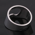 Stainless Steel Beer Bottle Opener Ring Gadget