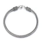 Vintage 925 Sterling Silver Chain Bracelet