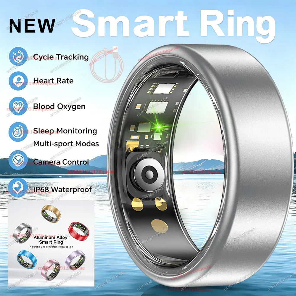 Titanium Smart Ring | Fitness, Sleep & Health Tracker Waterproof