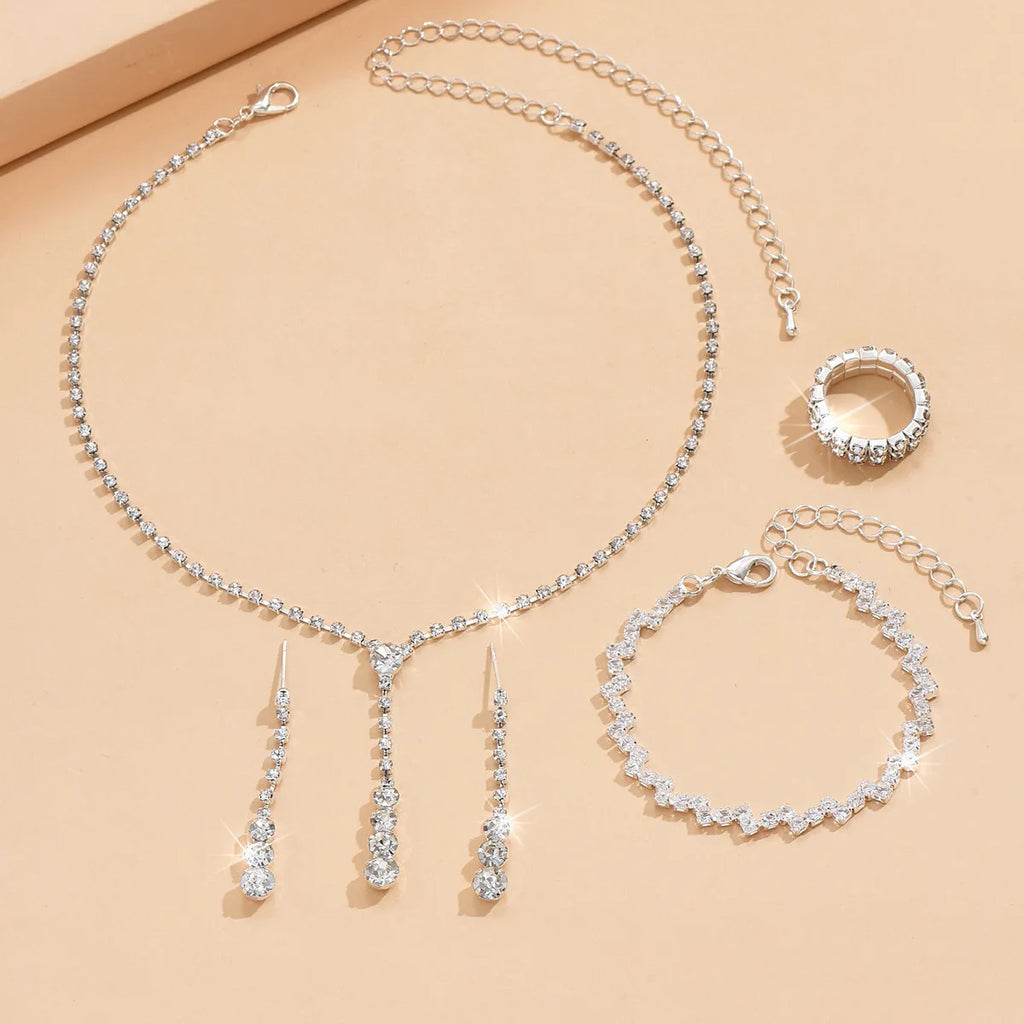 Elegant 5-Piece Minimalist Claw Chain Jewelry Set