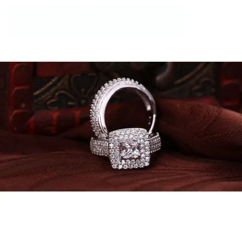 925 Sterling Silver Bezel Set Cubic Zirconia Ring
