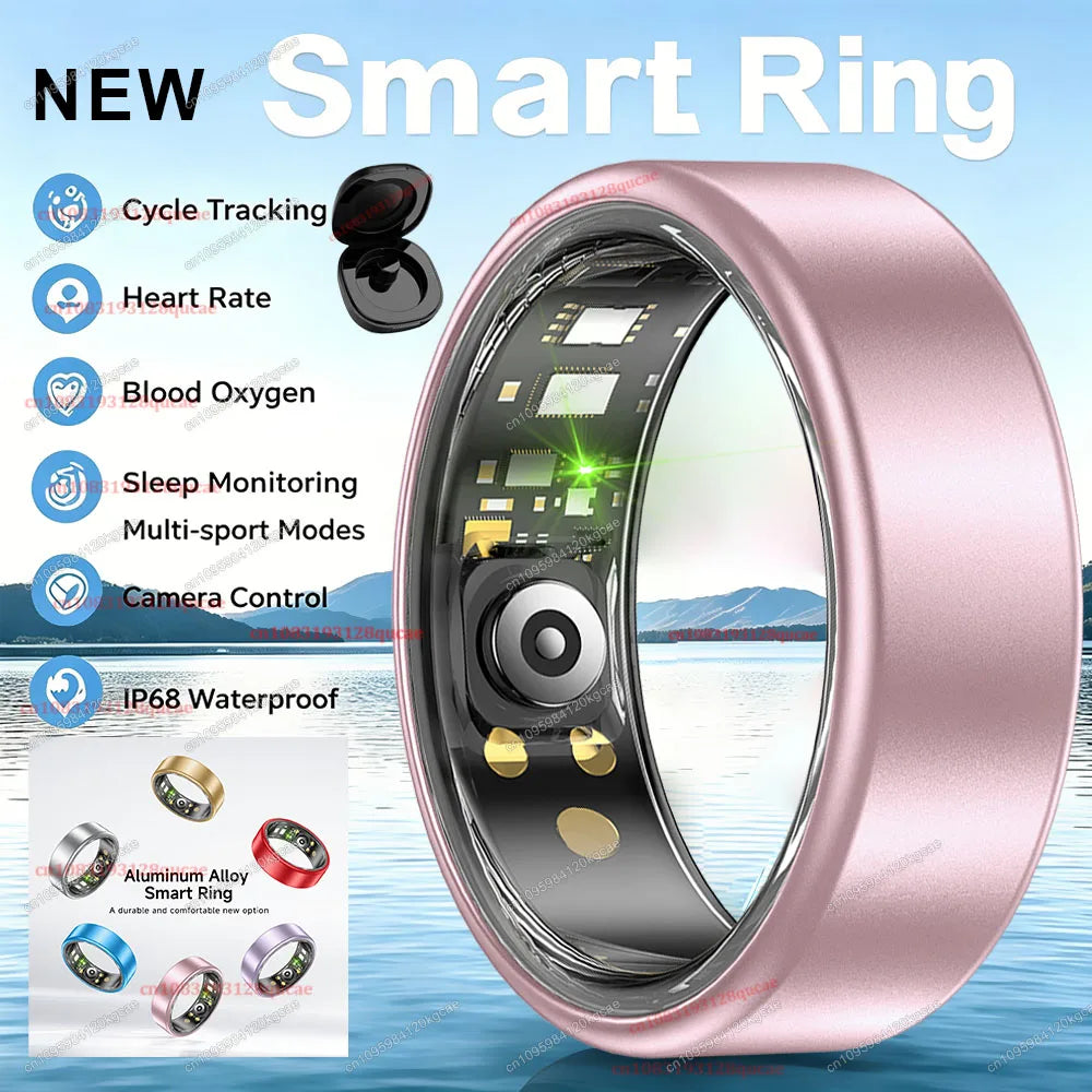 Titanium Smart Ring | Fitness, Sleep & Health Tracker Waterproof