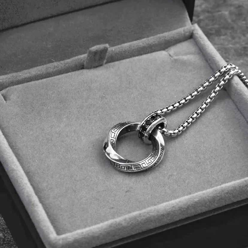 Vintage 925 Sterling Silver Clavicle Chain Necklace
