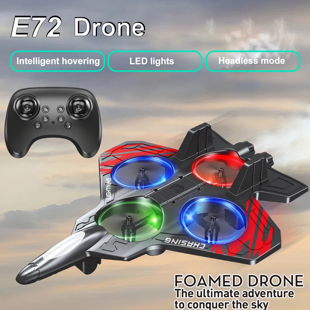 LED RC Stunt Fighter Jet | 360° Remote Control Airplane